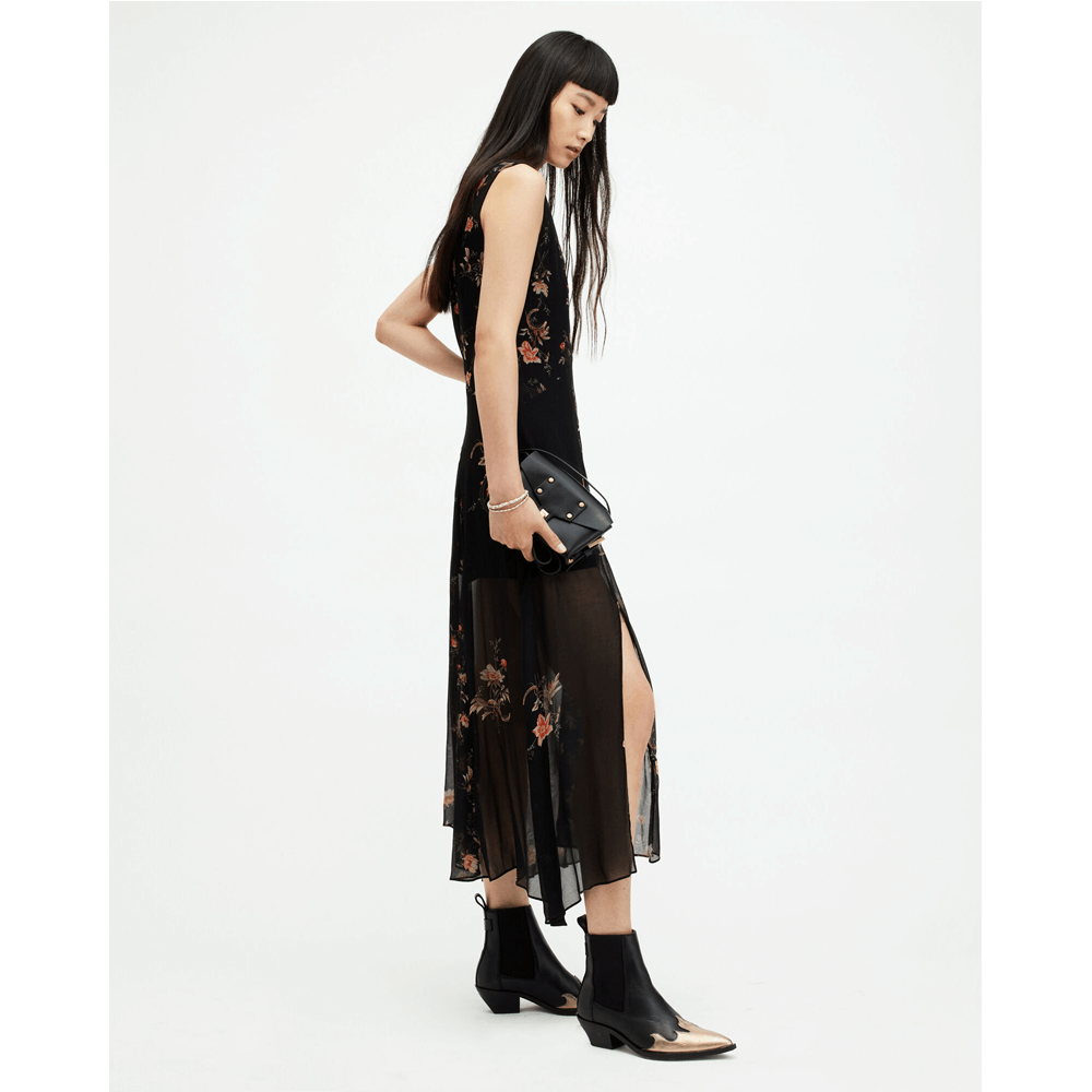 AllSaints Jules Floral Tanana Print Maxi Dress Jarrolds Norwich